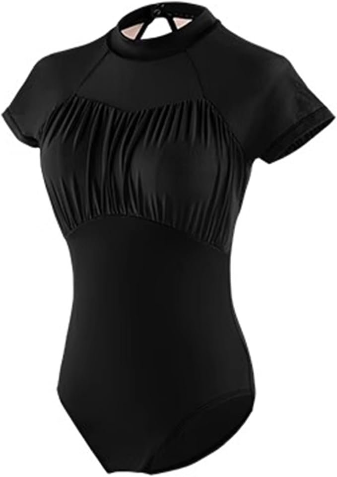 Ballet Leotards Woman Stand Collar Dance Leotards - Image 3