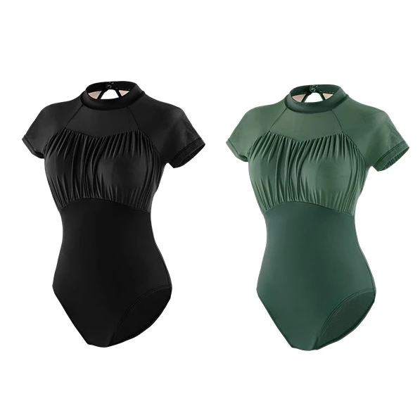 Ballet Leotards Woman Stand Collar Dance Leotards - Image 2