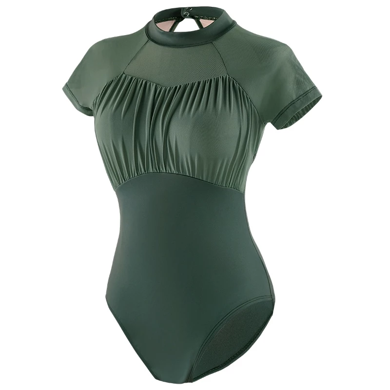 Ballet Leotards Woman Stand Collar Dance Leotards