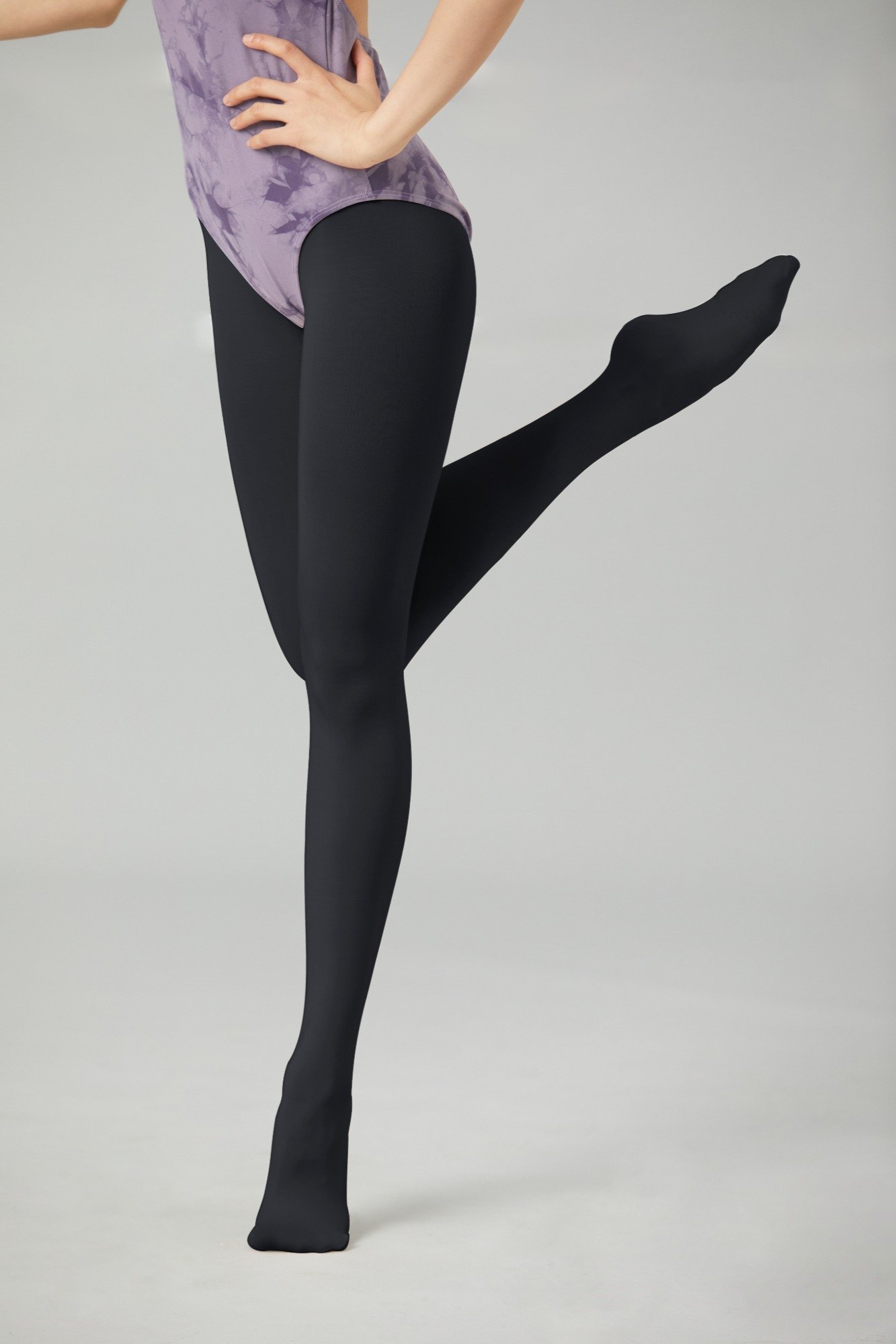 High-Waist Footed Dance Tights - Imagen 3