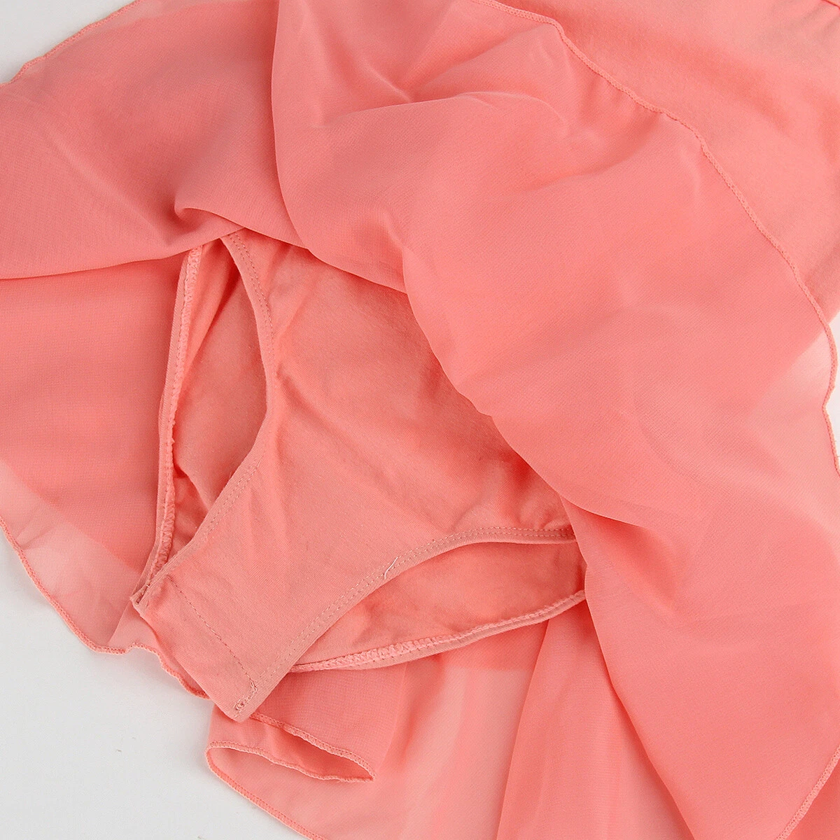 Girls Crystal Rhinestone Ballet Leotard with Tutu Skirt - Imagen 9