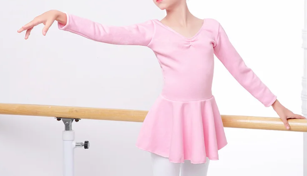 Girls Lycra Skirted Ballet Insulated Leotard β Cotton Bodysuit with Bow Back - Image 8