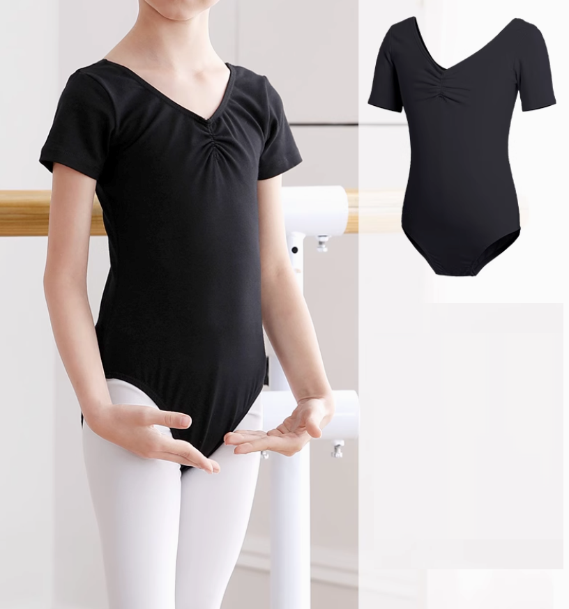 Girls' Cotton Ballet Leotard – Image 14