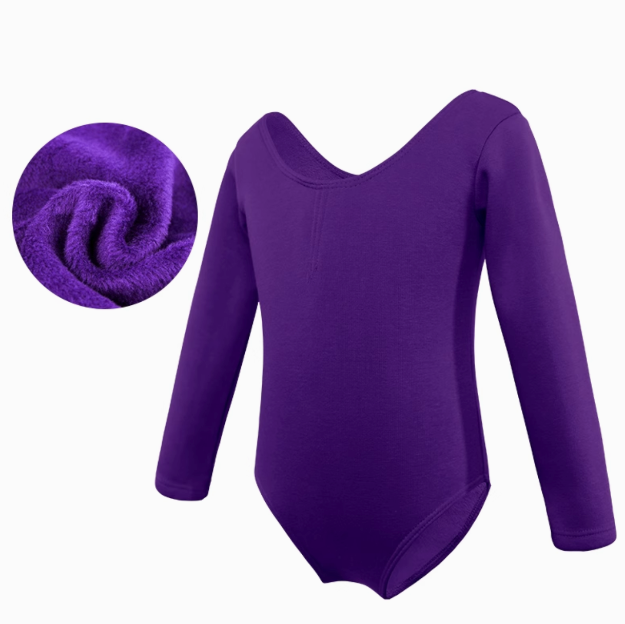 Long Sleeve Ballet & Gymnastics Insulated Leotard - Image 3