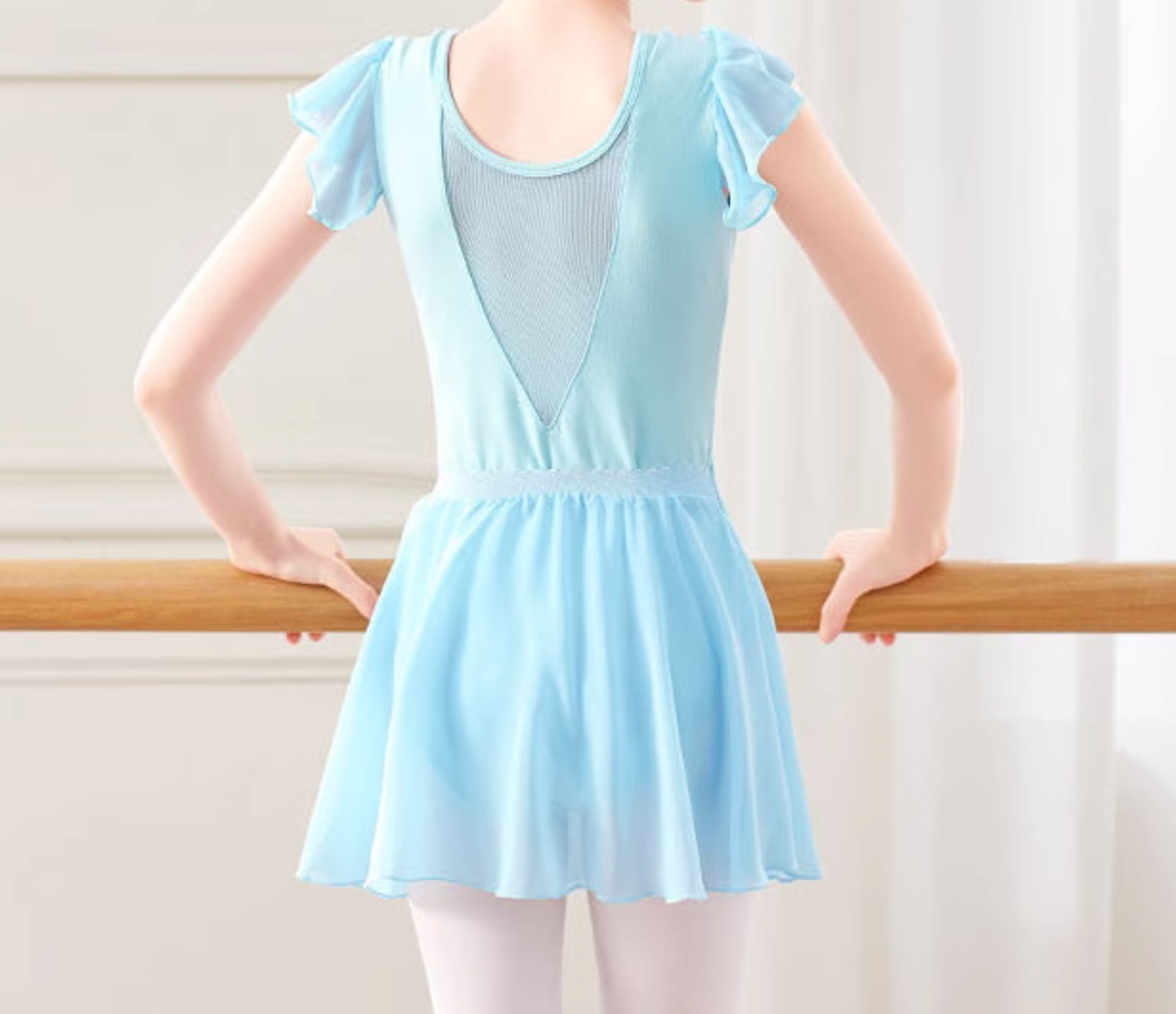 Chiffon Ballet Training Dress - Imagen 7