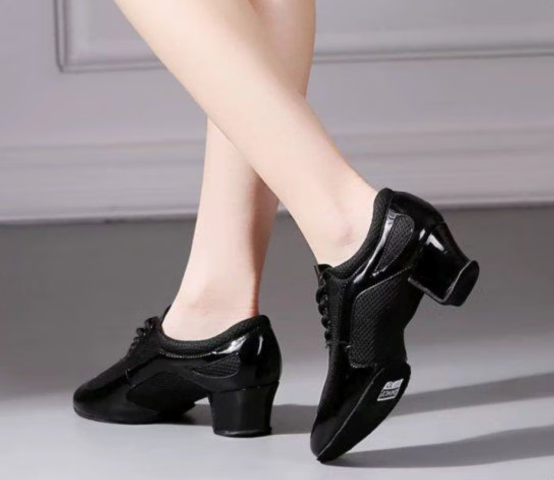 Women's PU Latin Ballroom Dance Character Shoes - Image 6
