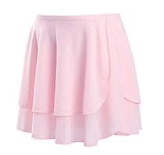Ballet Mesh Pull-On Skirt – 2-Layer Semi-Sheer Mesh