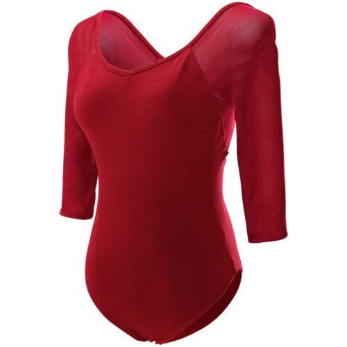 3/4 Ballet Dance Leotards for Women Ballet Leotard