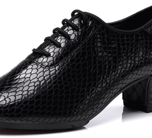 Black Leather Character Shoes